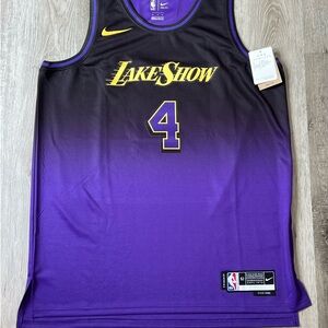 Nike Lakers “Lake Show” Knecht #4 Basketball Jersey